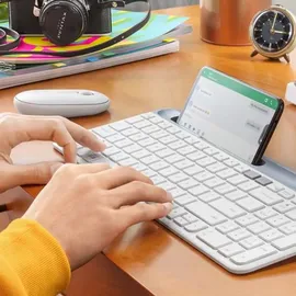 Logitech Pebble M350 Wireless grauweiß