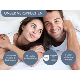XDream Winterbettdecke | 200 x 200 cm | XDREAM Pure | warme Duo-Steppdecke | Weiß