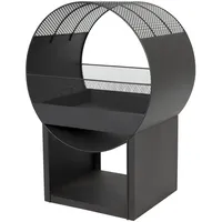 Buschbeck Feuerschale Porthole Ø 80 cm Schwarz