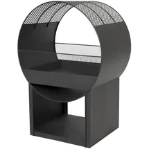 Buschbeck Feuerschale Porthole Ø 80 cm Schwarz