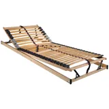 Sleeptex Lattenrost, Holz, Metall, Kunststoff, Birke, Buche,Birke, Schichtholz, vollmassiv,Schichtholz, 100x200 cm, Made in Germany, Über- und Sondergrößen erhältlich, Federholzleisten verleimt, Federleisten mit Duokappen, Mittelgurt, individuelle Liegehärteeinstellung, verstellbar, alternative Größen Fußteilverstellung Gasdruckfeder, Schlafzimmer, Lattenroste, Lattenrost verstellbar