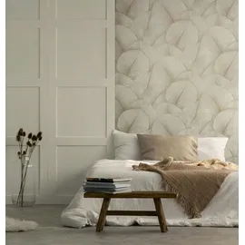 Marburg Blissful Botanics Vliestapete 53 cm x 10 m beige 34193