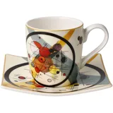 GOEBEL Kreise im Kreis - Espressotasse Artis Orbis Wassily Kandinsky Bunt Fine Bone China 67100031