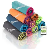 NirvanaShape Mikrofaser Handtuch - Reisehandtuch, Badetuch für Urlauber - kompakte, schnelltrocknende Microfaser Handtücher als Strandtuch, Sporthandtuch - für Reisen, Camping, Sport - 200 x 100 cm