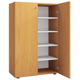 VCM Schuhschrank Lona XL ca.70x110x39cm Buchefarben
