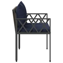 vidaXL 2-Seater 116 x 56 x 75 cm Grau