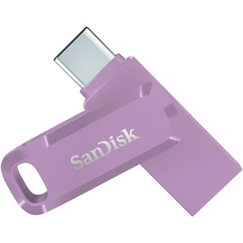 SanDisk Ultra Dual Drive Go USB Type-C Lavender 256GB, USB-A 3.0/USB-C 3.0 (SDDDC3-256G-G46L)