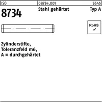 Industrial Quality Supplies ISO 8734 Zylinderstifte Stahl 5 m6