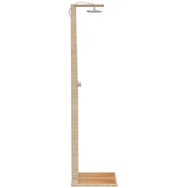 vidaXL Gartendusche schwarz 50x55x224 cm