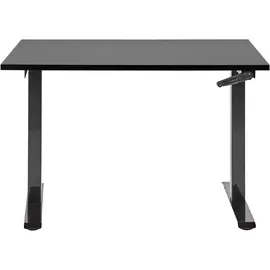 Beliani Schreibtisch Destin III Schwarz
