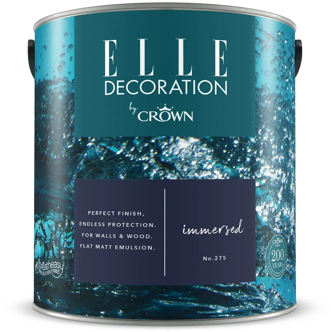 ELLE Decoration by Crown Premium Wandfarbe Matt Immersed No.275  2,500L