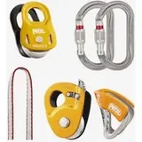 Petzl Sicherheitskit Kletterausrüstung Grau/Rot