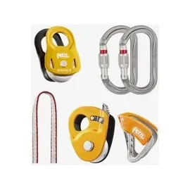 Petzl Sicherheitskit Kletterausrüstung Grau/Rot