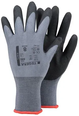 Montagehandschuhe TEGERA 880, Kat. II, grau/schwarz, Gr. 9 - grau/schwarz