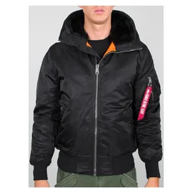 Alpha Industries MA-1 Hooded schwarz 54