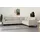 PLACES OF STYLE Ecksofa »Pinto, XXL, 250/290 cm, langer Schenkel, Ottomane«, Cord, Chenille, Lederoptik, mit Keder, Metallfüße, Wellenunterfederung