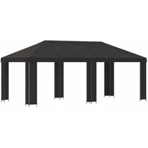 vidaXL Garten Pavillon 6 x 3 m Anthrazit