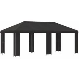vidaXL Garten Pavillon 6 x 3 m Anthrazit