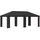 vidaXL Garten Pavillon 6 x 3 m Anthrazit
