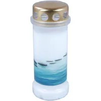 Bolsius Dauerbrenner Nr. 6 Höhe 17,3 cm weiß