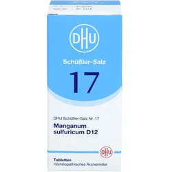 BIOCHEMIE DHU 17 Manganum sulfuricum D 12 Tabl. 200 St.