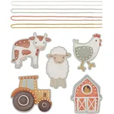little dutch @ creative craft group Schnürkarten Little Farm | Little Dutch
