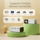 Mini-Projektor Y3 720P/1080P Hdmi Usb Aux 120 Lumen 120 Zoll Zoom 25% +/, 15° - Weiß