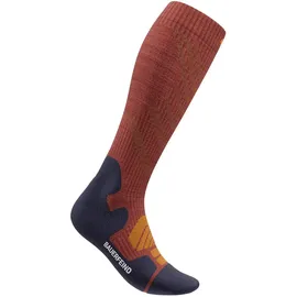 Bauerfeind Outdoor Merino Compression Socks Wandersocken granat 42-45