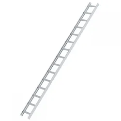 MUNK Aluminium Dachleiter 15 Sprossen Aluminium