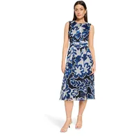 Betty & Co Sommerkleid Blau/Weiß 34
