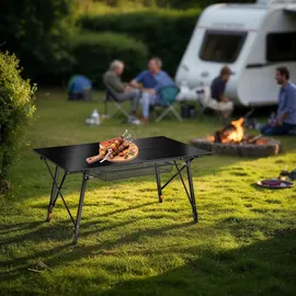 Tectake Campingtisch Bastian Schwarz