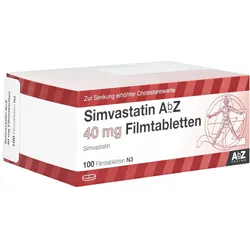 Simvastatin AbZ 40 mg Filmtabletten 100 St