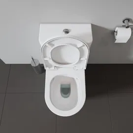 Duravit D-Neo Stand-WC für Kombination mit WC-Sitz Weiß spülrandlos