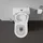 Duravit D-Neo Stand-WC für Kombination mit WC-Sitz Weiß spülrandlos