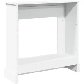 vidaXL Kaminumrandung 90 x 30 x 90 cm Weiß