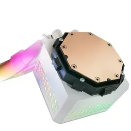 Mars Gaming ML-ULTRA360 Weiß, Flüssigkeitskühlung CPU, TDP 650W, Infinite Spiegel, 3 Silent FDB ARGB Lüfter, ARGB Röhren, Universal Multisocket