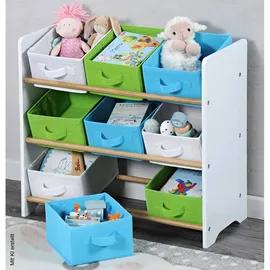 KESPER Kinderregal Kesper 65 x 60 x 30 cm Kiefer weiß mehrfarbig