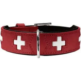 Hunter Swiss Hundehalsband rot/schwarz 47-54 cm