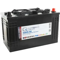Q-Batteries 12SEM-120 12V 120Ah Semitraktionsbatterie