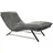 W.Schillig Relaxliege daily dreams Polyester 75 x 91 x 170 cm grau mit Kissen