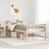 Seniorenbett Mit Kopfteil 90x200 Cm Massivholz Kiefer