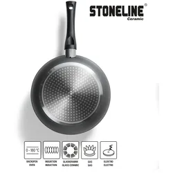 STONELINE® CERAMIC Bratpfanne 20 cm, Keramik-Beschichtung, Induktion geeignet
