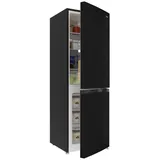 CHiQ Kühl-/Gefrierkombination, mit LED, 144 cm hoch, 50 cm breit, 157L Kühlschrank,12 Jahre Garantie auf den Kompressor,Low-frost schwarz 50 cm x 144 cm x 47 cm