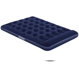 BESTWAY Doppelte Luftmatratze Mit Eingebauter Fußpumpe - Blue - 191x137x28 cm