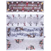 Mojawo Tischdecke 4er Set 85 x 85 cm Mehrfarbig