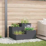 vidaXL Hochbeet 80 x 80 x 60 cm Anthrazit