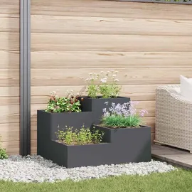 vidaXL Hochbeet 80 x 80 x 60 cm Anthrazit