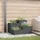 vidaXL Hochbeet 80 x 80 x 60 cm Anthrazit