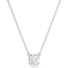 Swarovski Stilla Anhänger Kette mit Swarovski Kristallen Silber