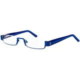 original i need you I NEED YOU ANNA New stilvolle qualitativ hochwertige Lesebrille in Blau +1 Dioptrien für Damen & Herren - Leichtes, modernes Design inklusive Hartschalen-Etui – Nylorhalbbrille mit Acetatbügel